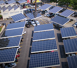 Carport PV -monteringssystem